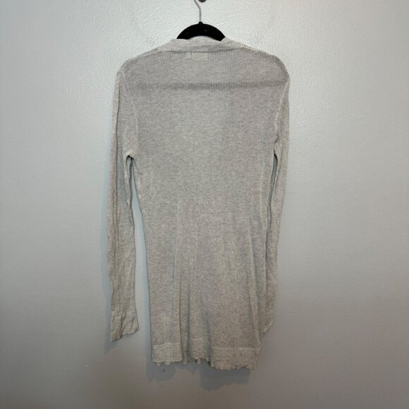 AG ADRIANO GOLDSCHMIED cotton/cashmere lightweight cardigan in gray size M - Picture 7 of 7